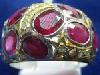 ราคาแฟชั่น เครื่องประดับ #31 Ruby Sapphire with Swiss Dimond in Siver Ring